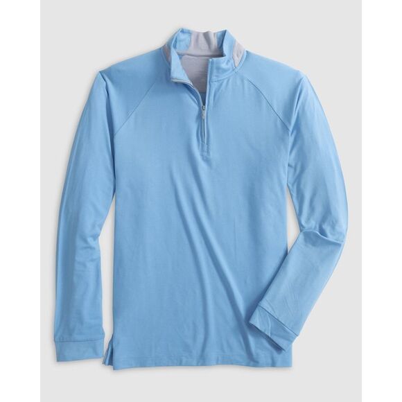 Steffen Striped Performance 1/4 Zip Pullover, Size: S - Picture 1 of 2